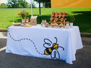 Custom printed tablecloth options